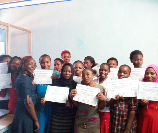 Training young girls on digital literacy